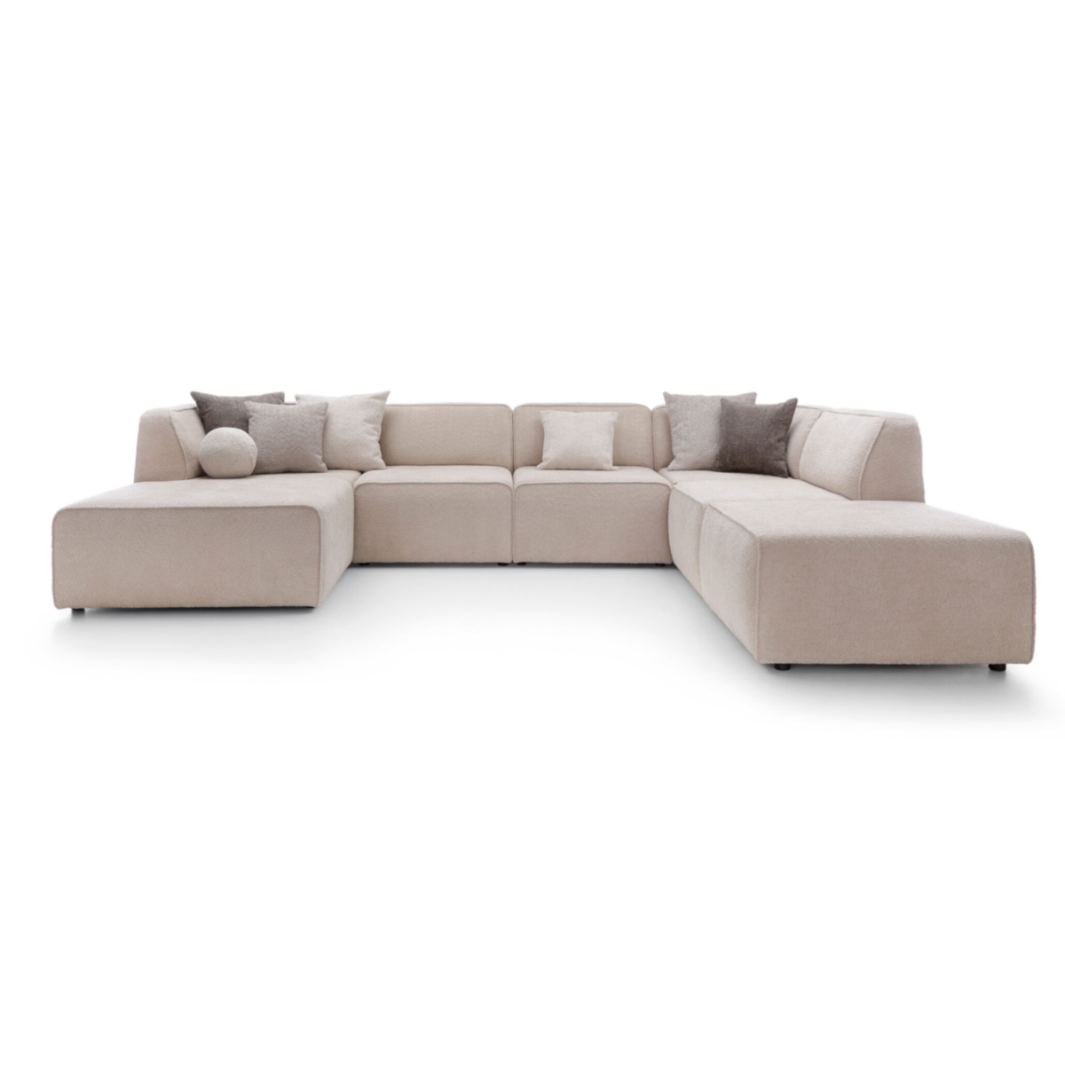 PZ REFRESH Beige modern Corner Sofa